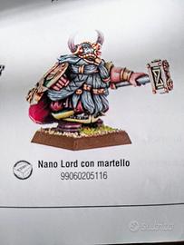 Nano Lord con Martello in metallo Warhammer