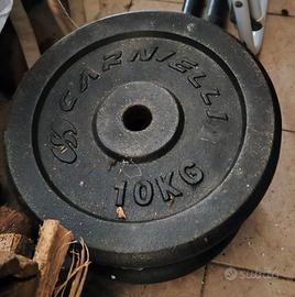120 kg - 6 dischi ghisa da 10 kg