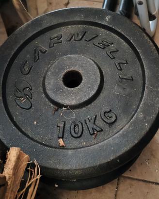 120 kg - 6 dischi ghisa da 10 kg