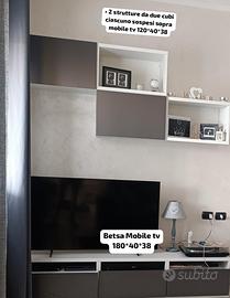 mobile tv Ikea + pensili