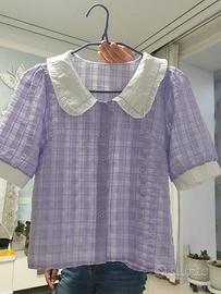 T-shirt donna viola
