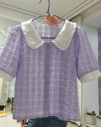 T-shirt donna viola