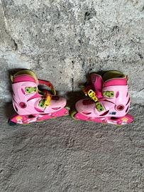 Pattini in linea Oxelo bambino/a rosa