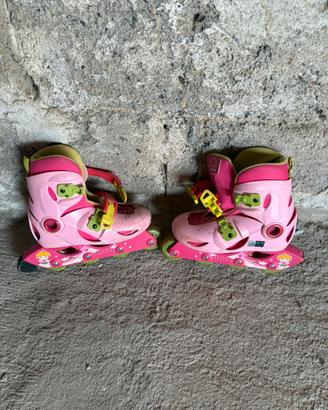 Pattini in linea Oxelo bambino/a rosa
