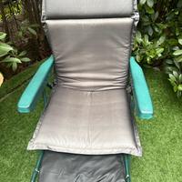 cuscini cuciti a mano sedia sdraio