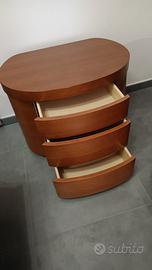 Comodini con cassetti a carrello