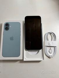 iPhone 16 256 gb verde acqua 