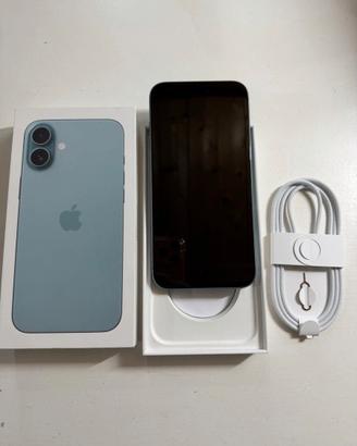 iPhone 16 256 gb verde acqua 