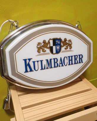 insegna luminosa kulmbacher