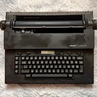 Macchina da Scrivere Elettronica Olivetti Nera