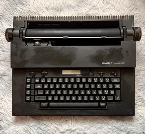 Macchina da Scrivere Elettronica Olivetti Nera