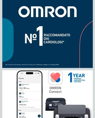 OMRON Misuratore pressione e elettrocardiogramma