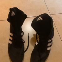 Scarpe piatte da Pugilato nere, Adidas