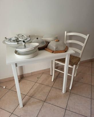 Scrivania con sedia  shabby