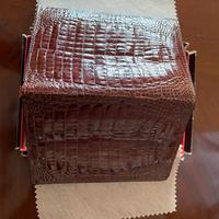 portafoglio uomo vintage di coccodrillo