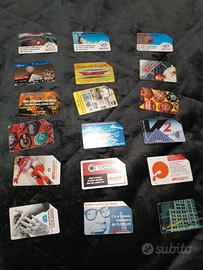 schede telefoniche usate