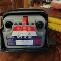 Gonfiatore gommone elettrico bravo 12v 800 mbar