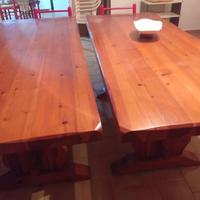 tavoli in castagno massiccio 