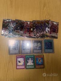 Carte yugioh + bustine vuote