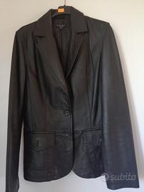 blazer donna vera pelle nuovo