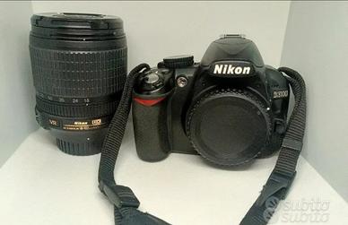 Fotocamera digitale NIKON D3100 con obiettivi 