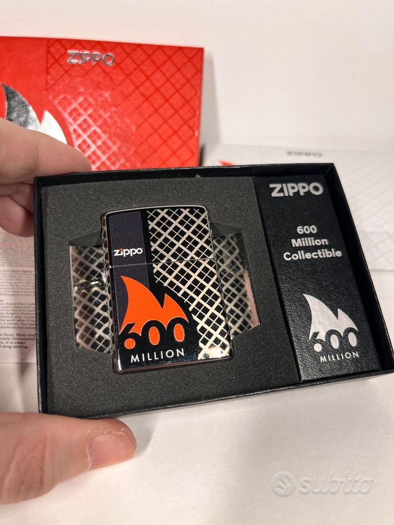 Accendino Zippo 600 Million Limited Edition - Collezionismo In