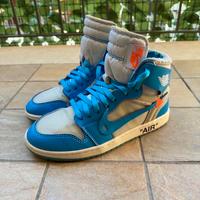 Scarpe Nike Air Jordan 1 Off-White Retro High Unc