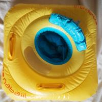 canotto gonfiabile bambini giallo azzurro nabaiji