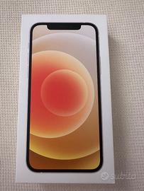 `iPhone 12 128GB Bianco  + 7 CUSTODIE
