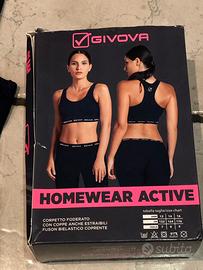 Top + Leggings Givova blu