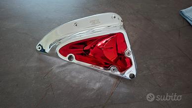 coperchio cassa filtro t4 tenere cromato e rosso /