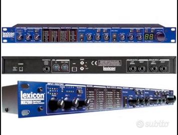 Lexicon MX 200 doppio processore