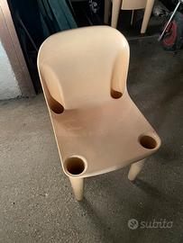 4 sedie Albaplast impilabili