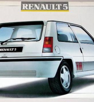 Depliant Renault 5 GT Turbo