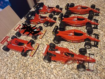 lotto di 7 Ferrari F1 scala 1:24