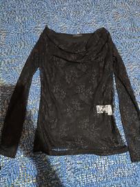 Pinko maglia pizzo trasparente 