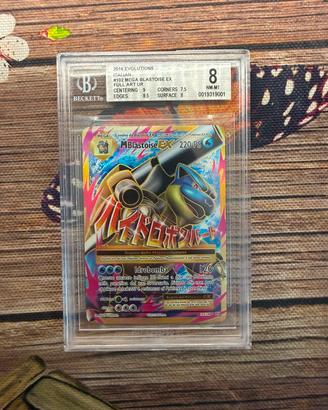 MEGA BLASTOISE EX #102 ITA BGS 8
