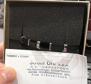 Bracciale stroili con dettagli argento