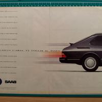 Pubblicità Saab 900 EP originale 1991 vintage