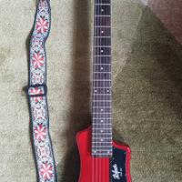 Hofner Shorty rossa - chitarra da viaggio