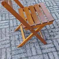 SEDIA LEGNO PIEGHEVOLE