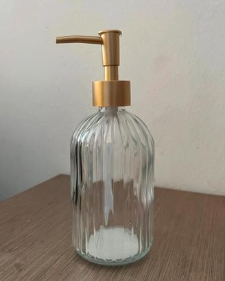 Dispenser in vetro trasparente