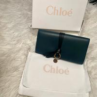 Portafoglio donna Chloé blu navy-nuovo