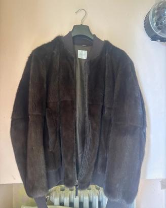 Bomber vintage Gianfranco ferre in vera pelleccia