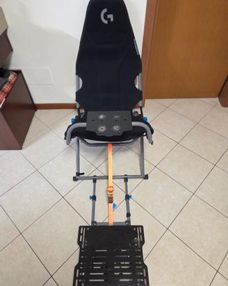 logitech playseat challenge X RINFORZATO