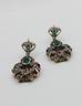 orecchini-oro-18kt-con-argento-smeraldi-e-diamanti