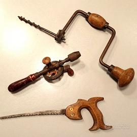 Carpenteria Oggetti (trapano, sega) - antiquariato