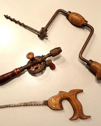 Carpenteria Oggetti (trapano, sega) - antiquariato