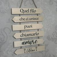 Arazzo da parete in legno - Ultimo -