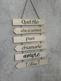 Arazzo da parete in legno - Ultimo -